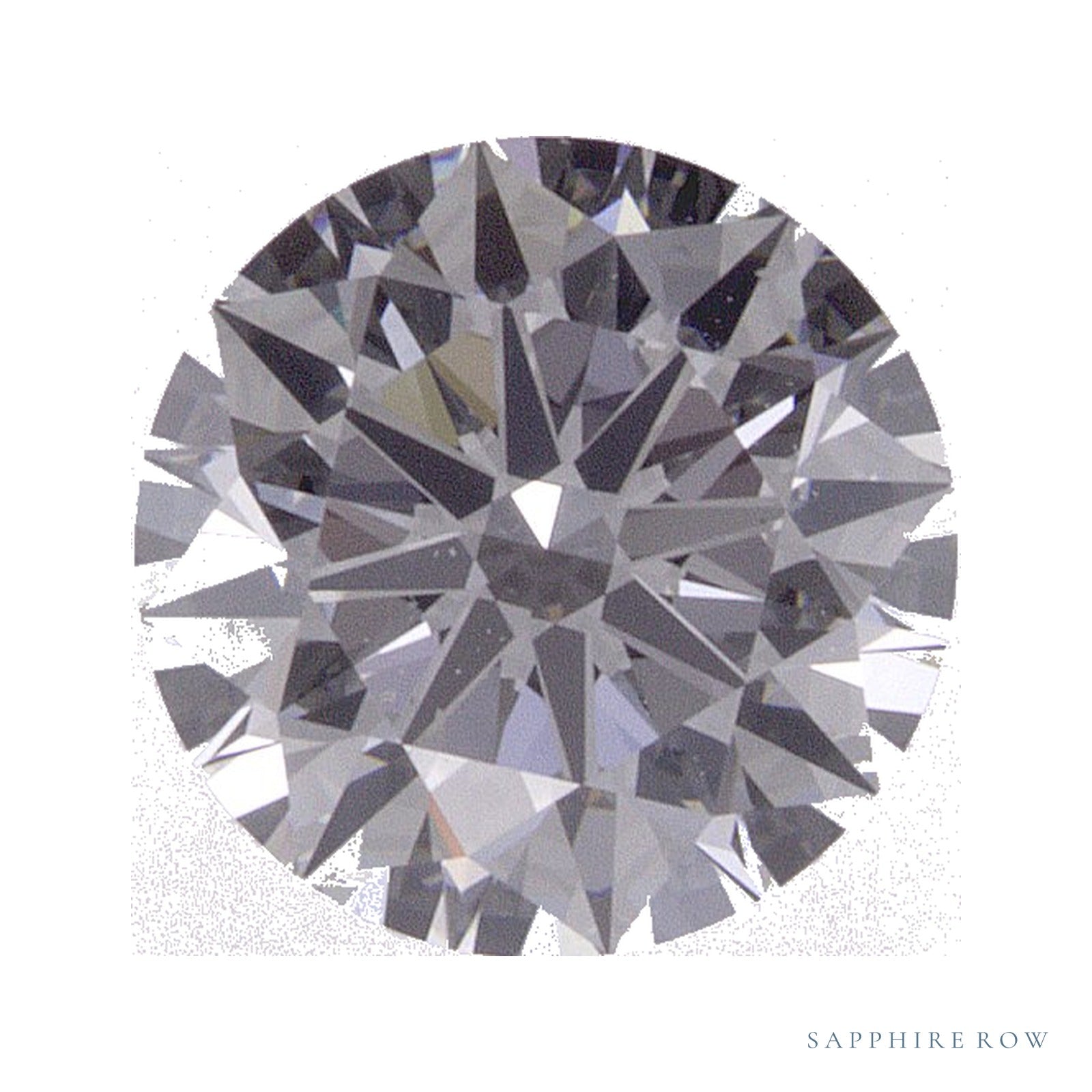 1.05 ct lab-grown diamond, round cut | Sapphire Row · cut4