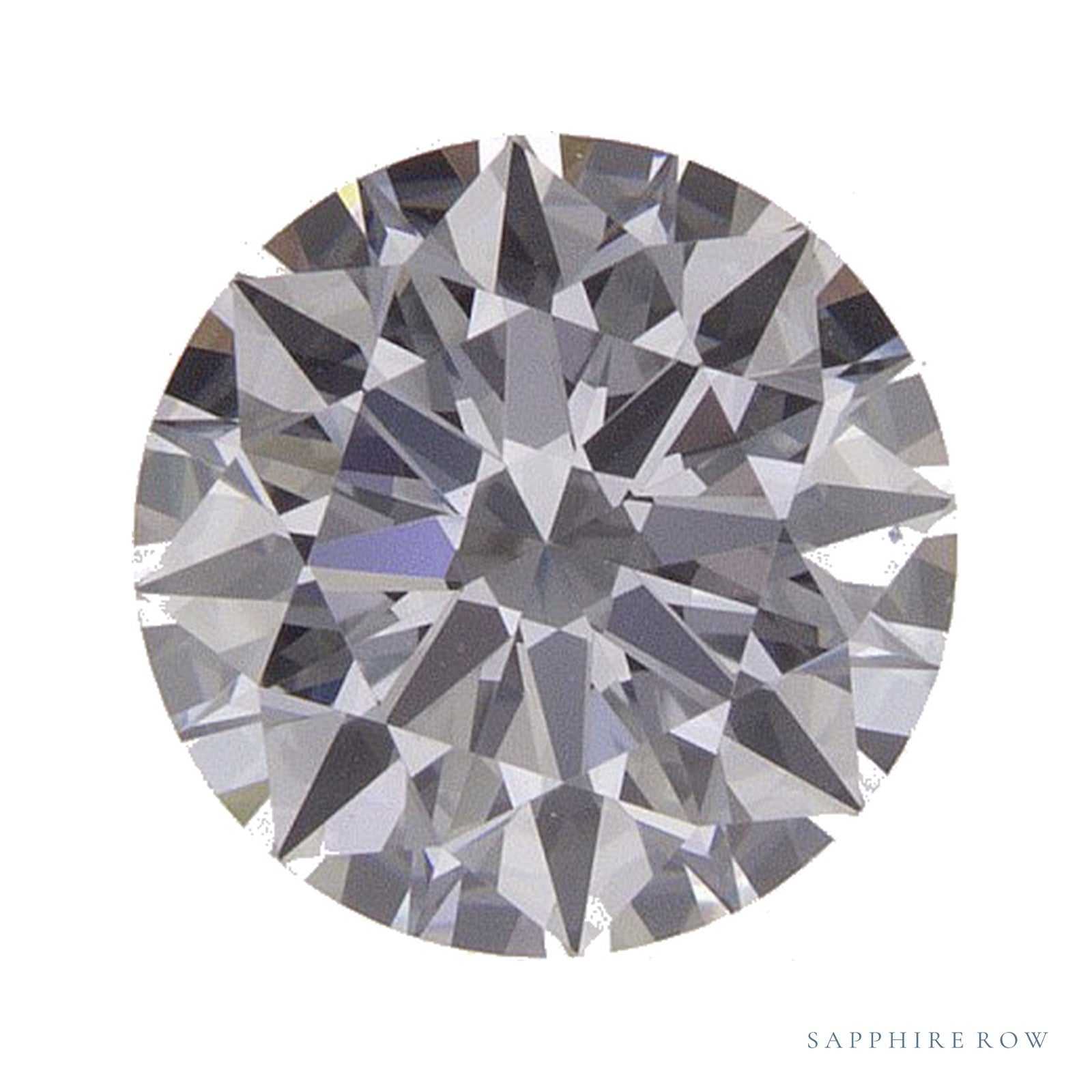 1.05 ct lab-grown diamond, round cut | Sapphire Row · cut4