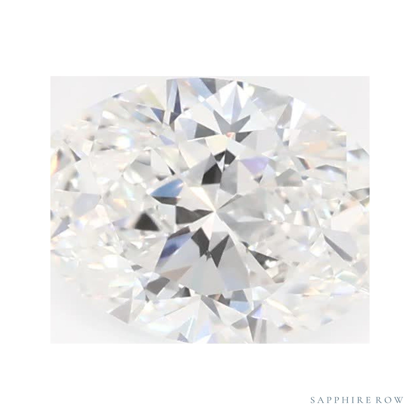 1.04 ct Oval Lab-Grown Diamond – E VVS2 — Sapphire Row · cut · cut3 · cut4