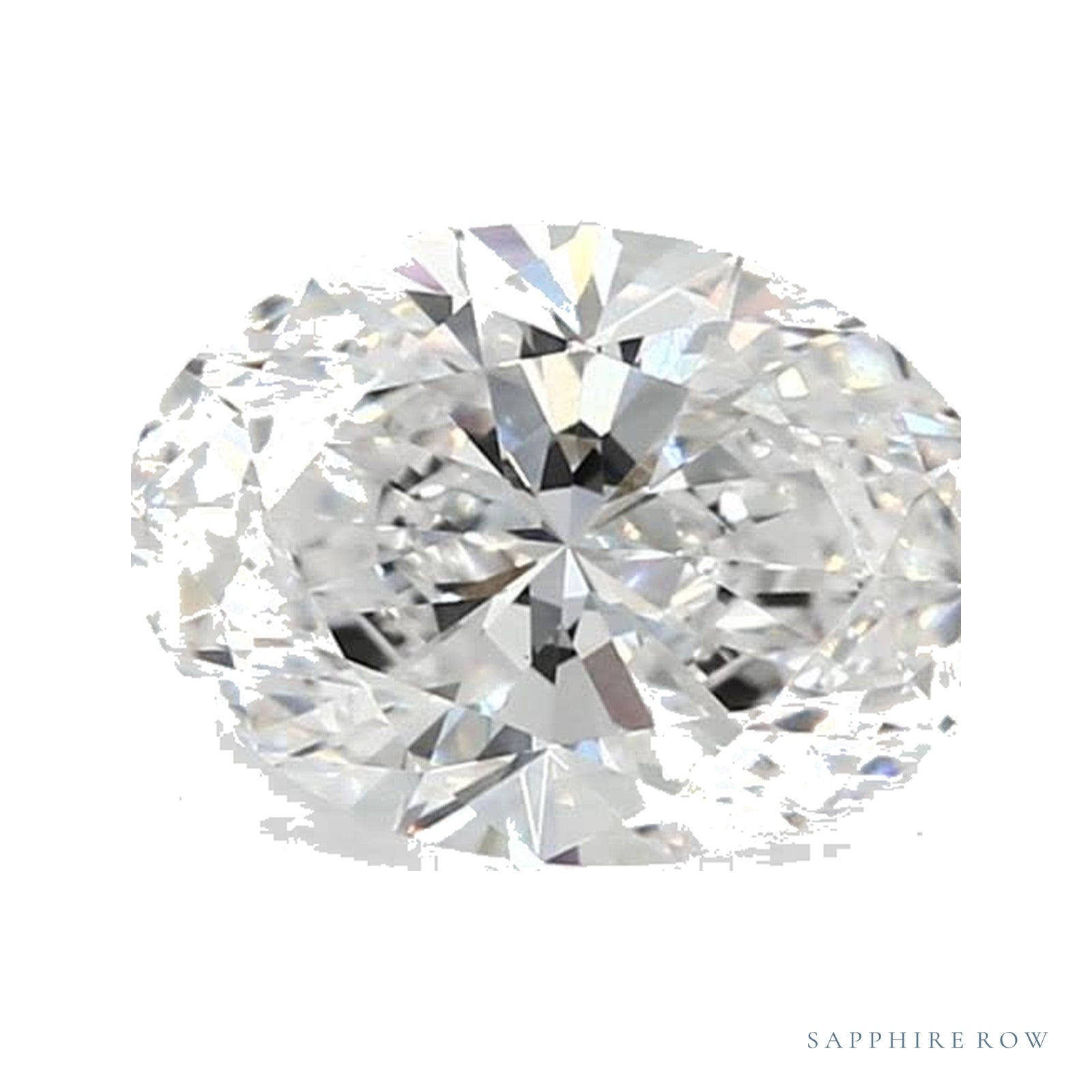 1.04 ct lab-grown diamond, oval cut | Sapphire Row · cut4