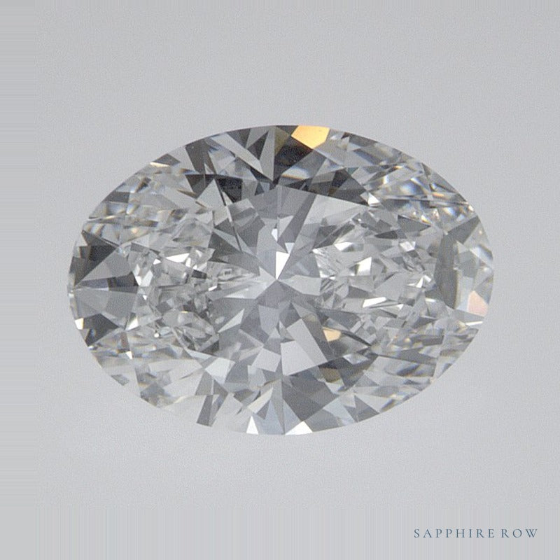1.04 ct lab-grown diamond, oval cut | Sapphire Row · cut6