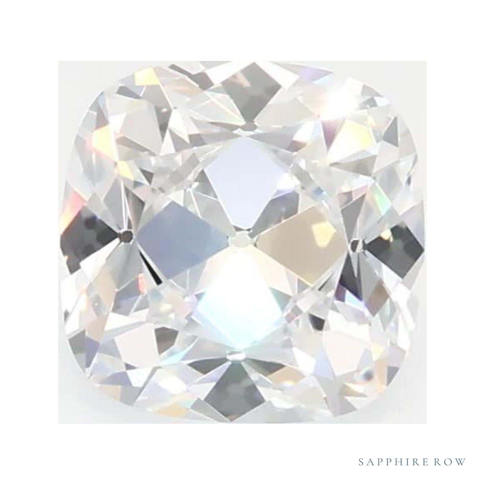 1.04 ct Cushion Lab-Grown Diamond – D VS1 — Sapphire Row · cut · cut3 · cut4