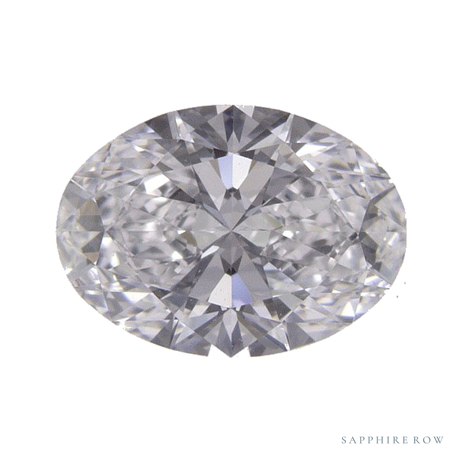 1.04 ct Oval Lab-Grown Diamond – D VVS2 — Sapphire Row · cut · cut3 · cut4