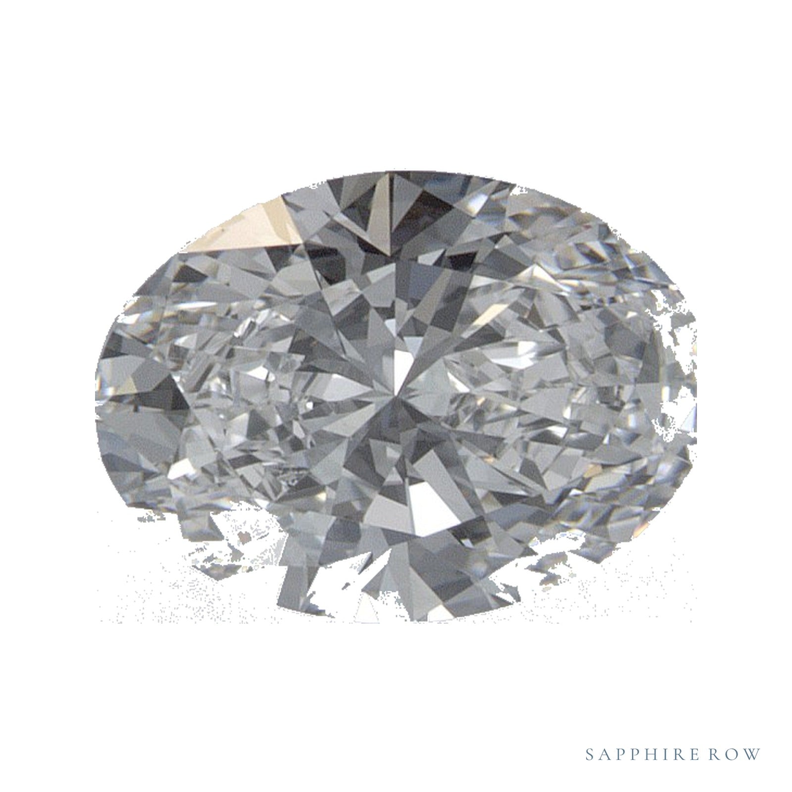 1.04 ct lab-grown diamond, oval cut | Sapphire Row · cut4