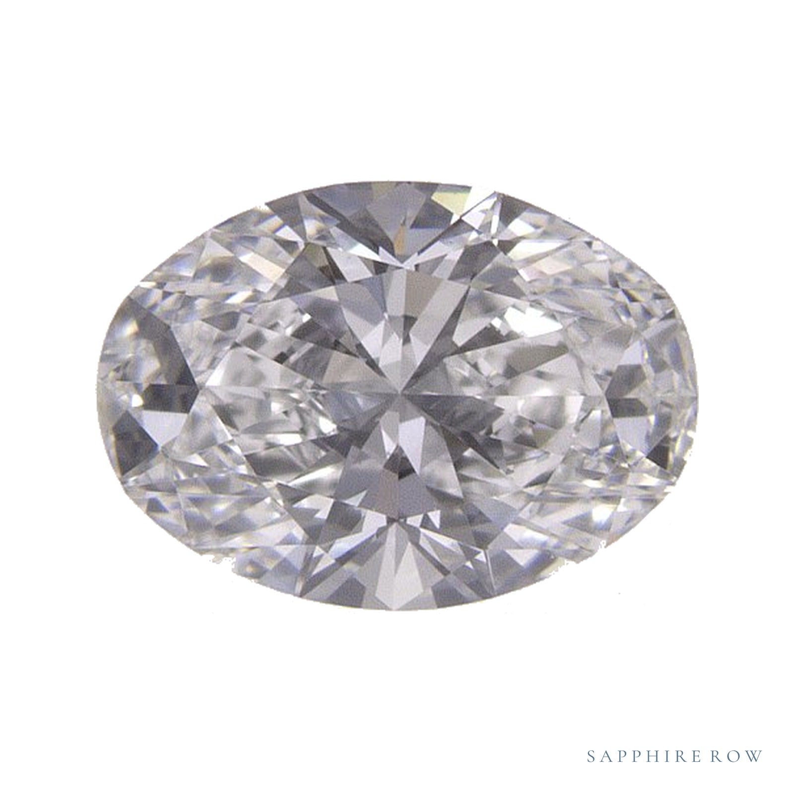 1.04 ct lab-grown diamond, oval cut | Sapphire Row · cut4