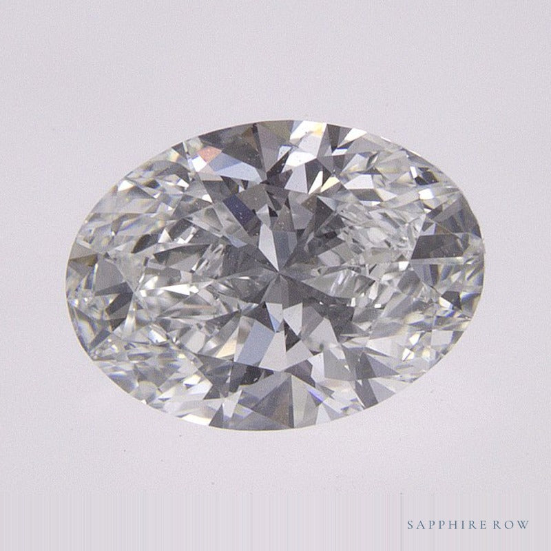 1.04 ct lab-grown diamond, oval cut | Sapphire Row · cut6