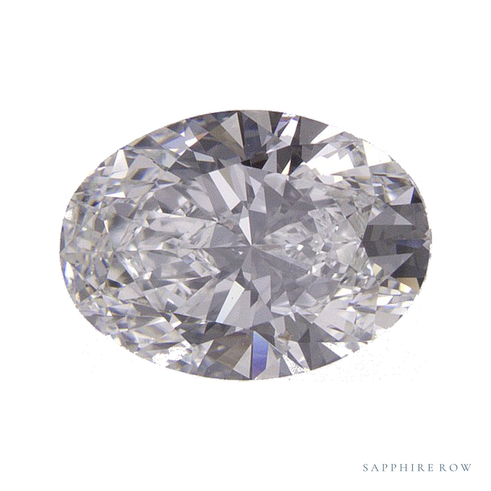 1.04 ct lab-grown diamond, oval cut | Sapphire Row · cut4