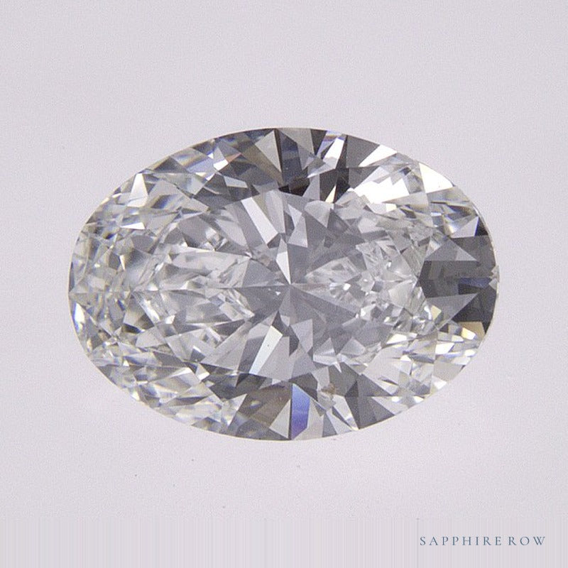 1.04 ct lab-grown diamond, oval cut | Sapphire Row · cut6