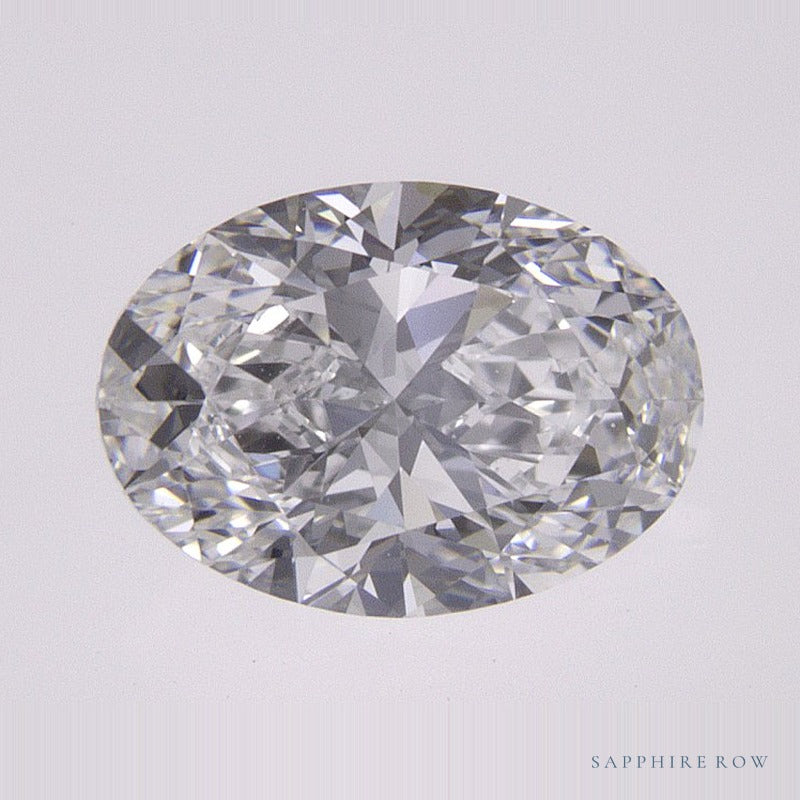 1.04 ct lab-grown diamond, oval cut | Sapphire Row · cut6