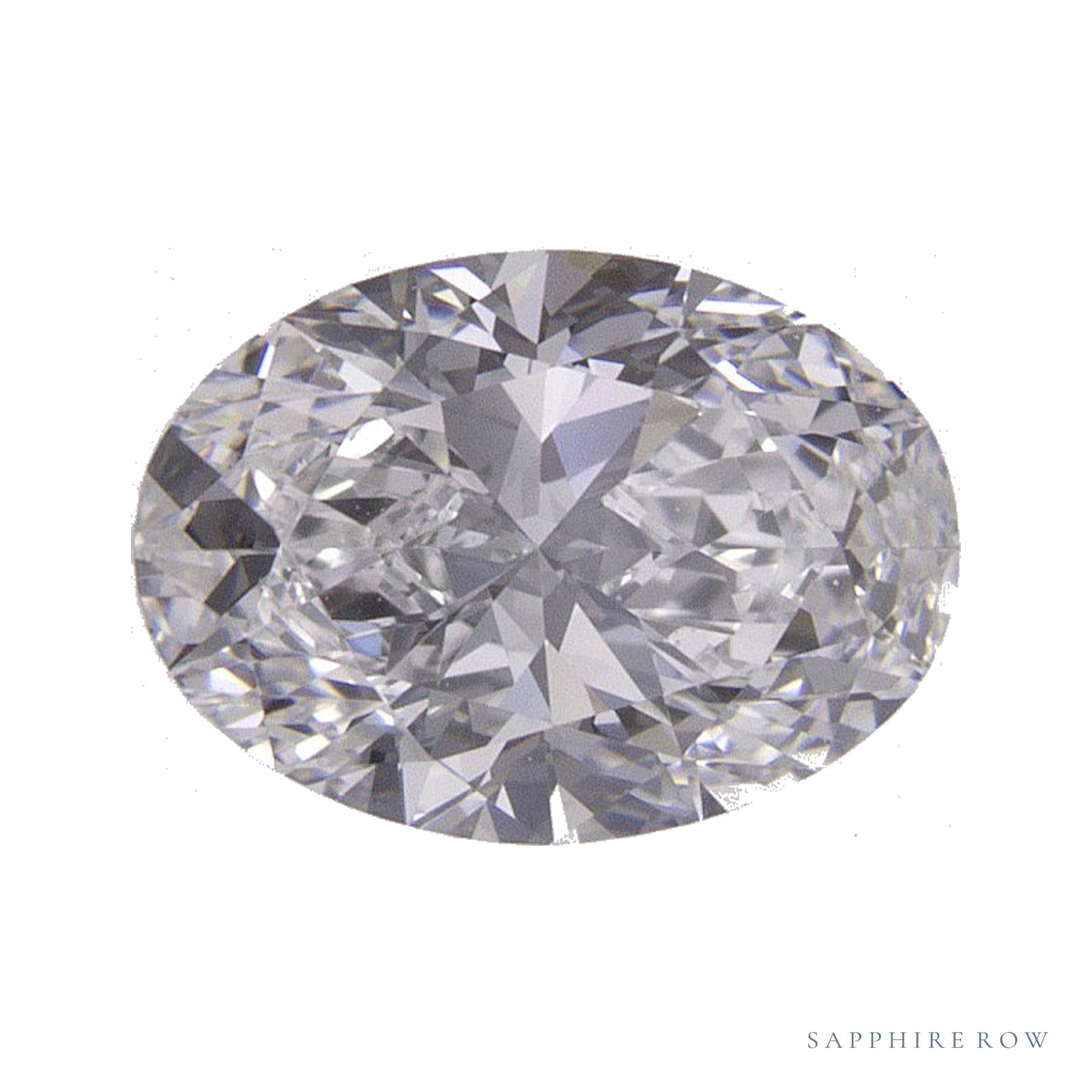 1.04 ct Oval Lab-Grown Diamond – D VVS2 — Sapphire Row · cut · cut3 · cut4