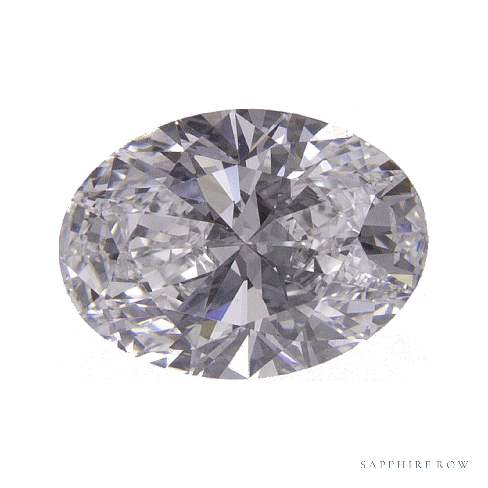 1.04 ct Oval Lab-Grown Diamond – D VVS2 — Sapphire Row · cut · cut3 · cut4