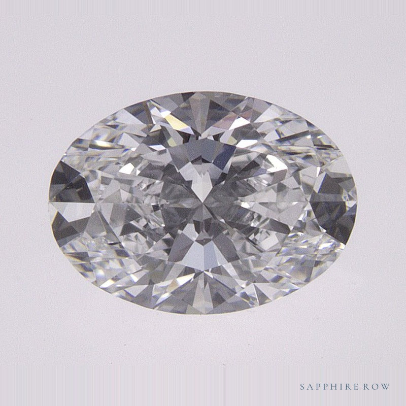1.04 ct lab-grown diamond, oval cut | Sapphire Row · cut6