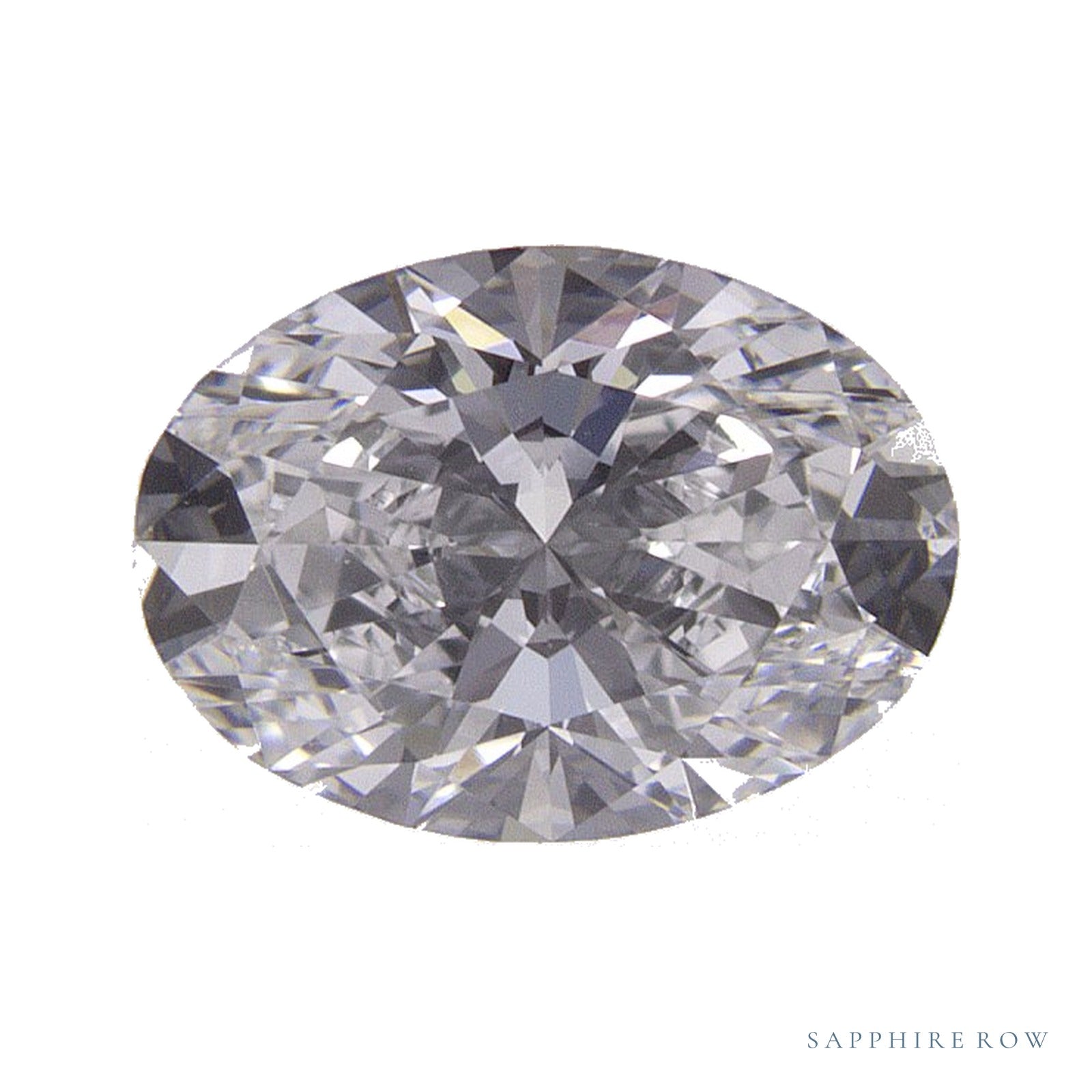 1.04 ct lab-grown diamond, oval cut | Sapphire Row · cut4