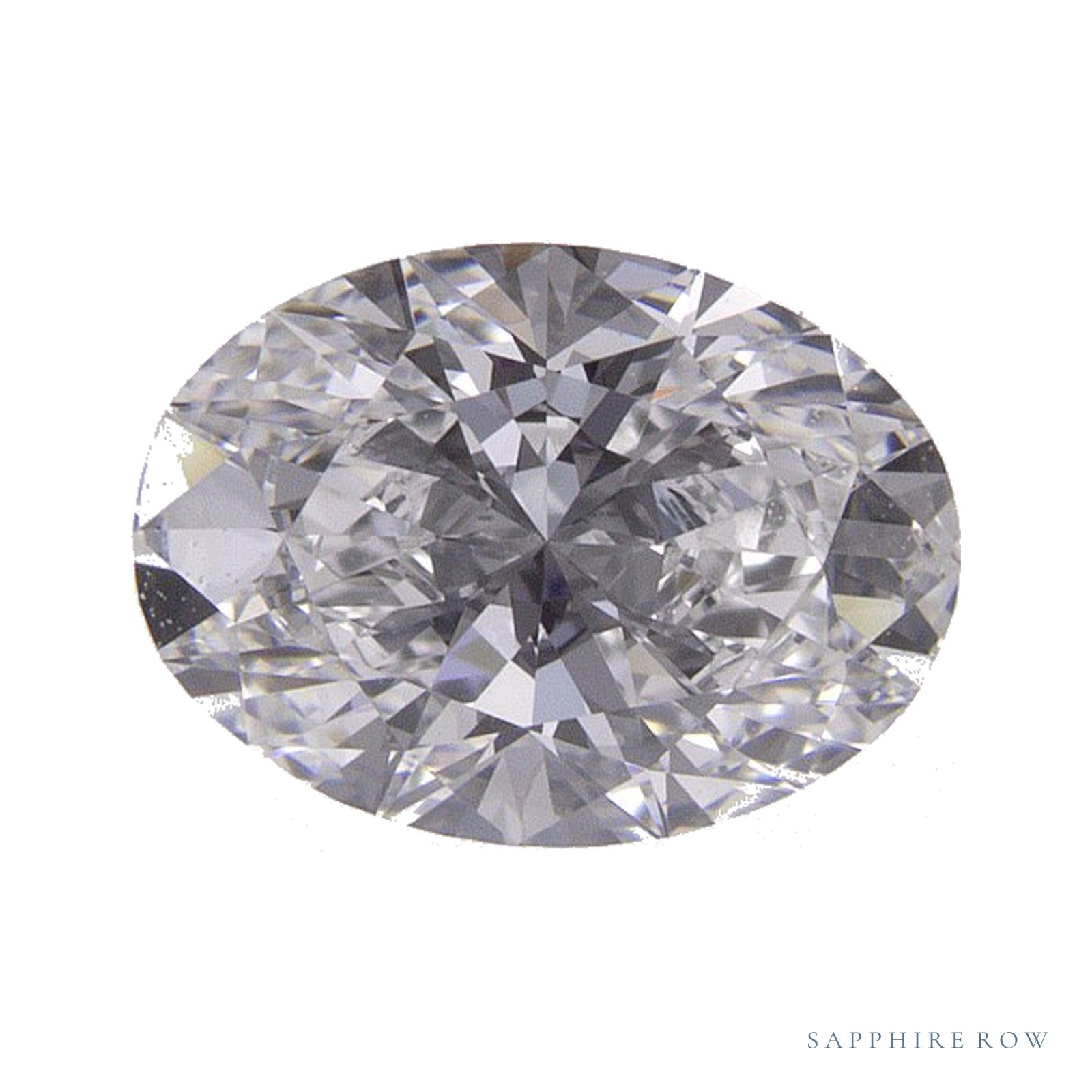 1.04 ct Oval Lab-Grown Diamond – D VVS2 — Sapphire Row · cut · cut3 · cut4