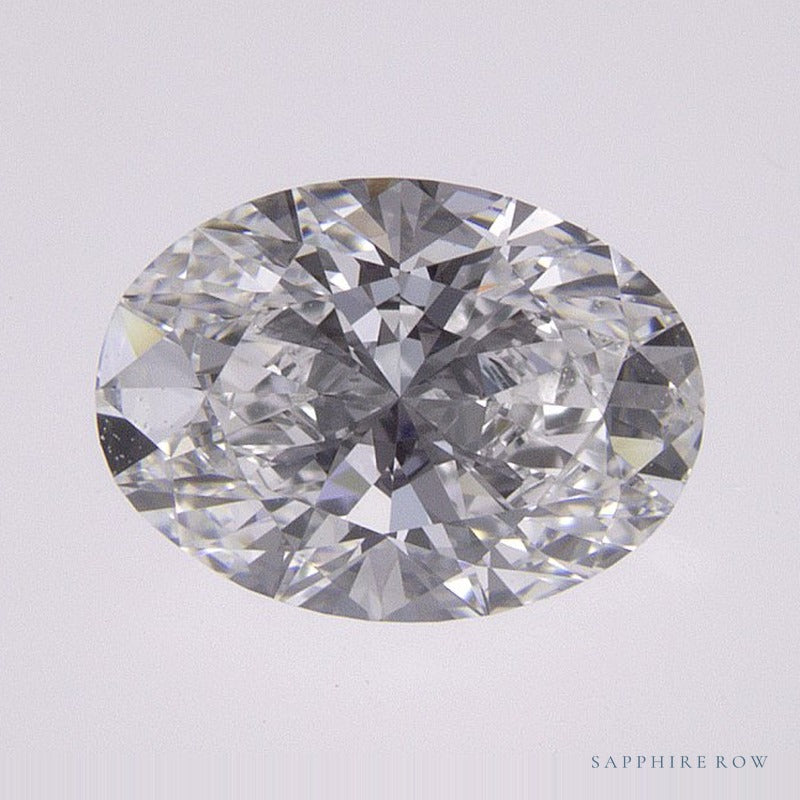 1.04 ct lab-grown diamond, oval cut | Sapphire Row · cut6