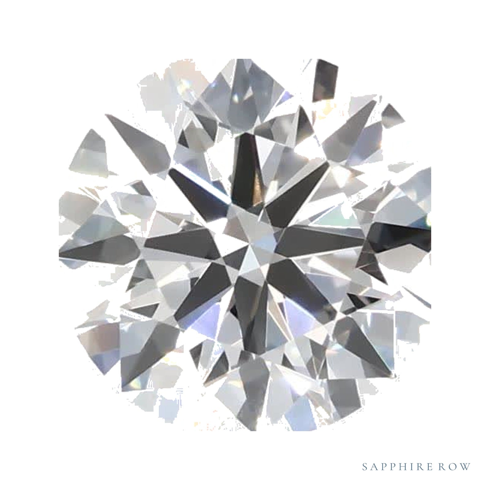 1.04 ct lab-grown diamond, round cut | Sapphire Row · cut4
