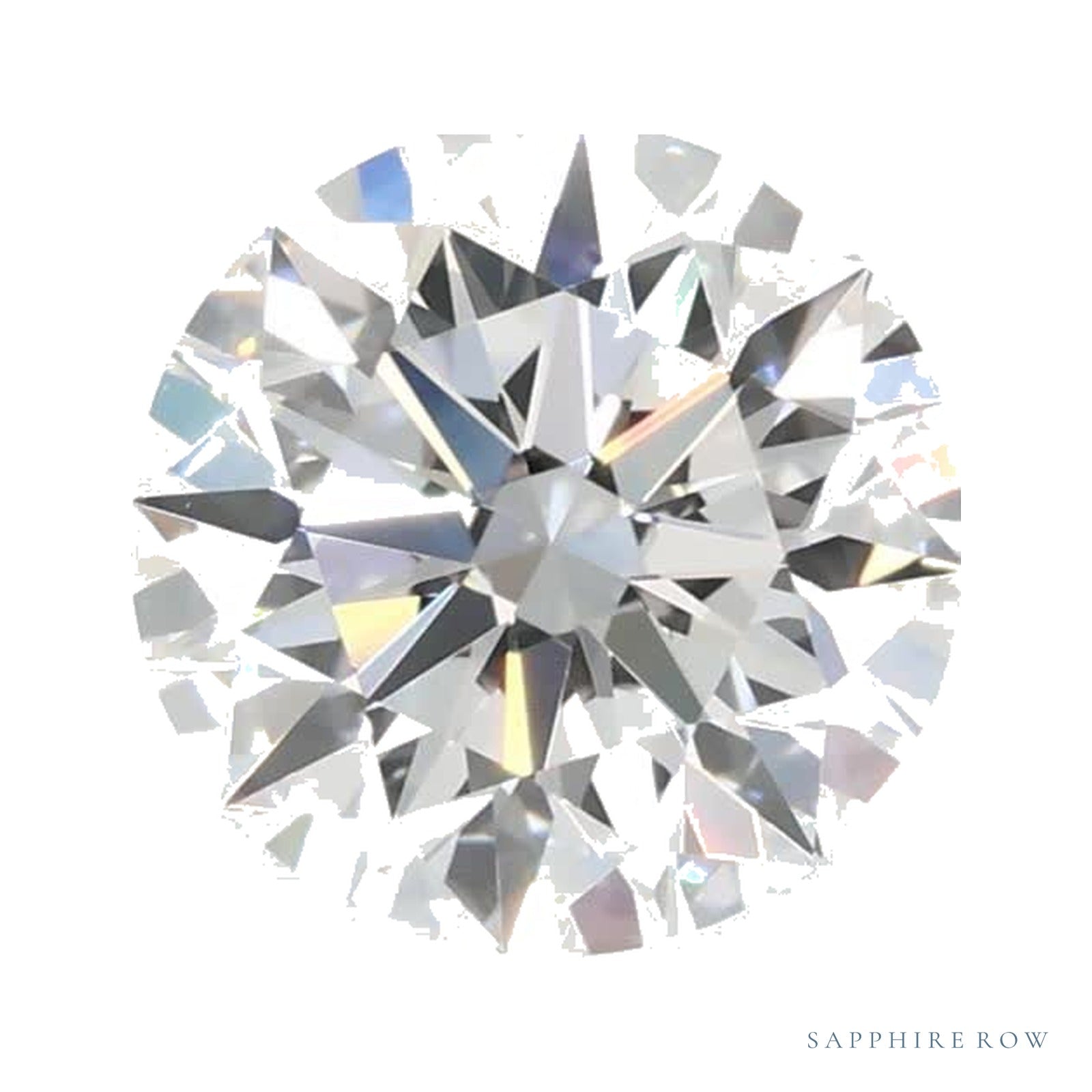1.04 ct lab-grown diamond, round cut | Sapphire Row · cut4