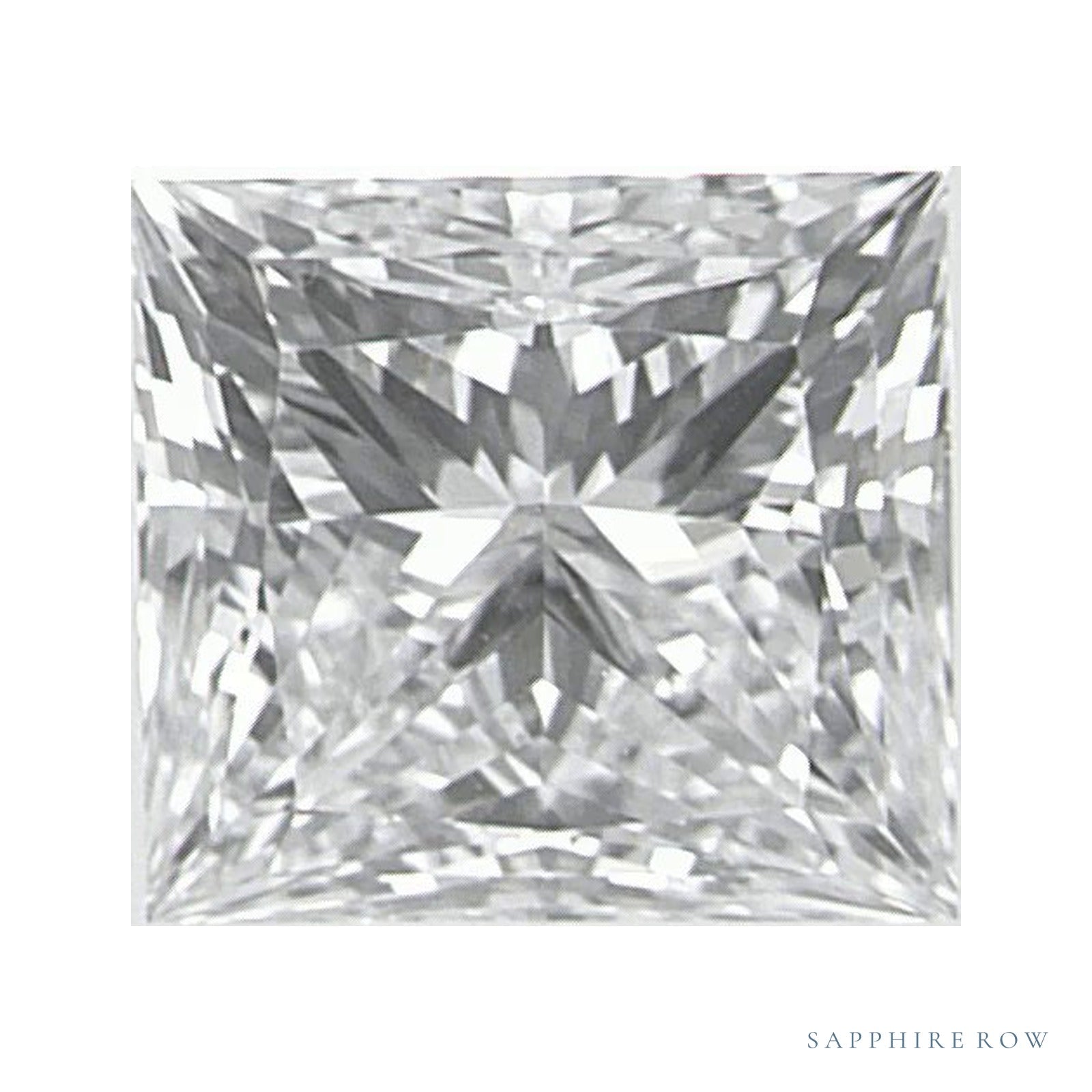 1.04 ct Square Lab-Grown Diamond – D VVS2 — Sapphire Row · cut · cut3 · cut4