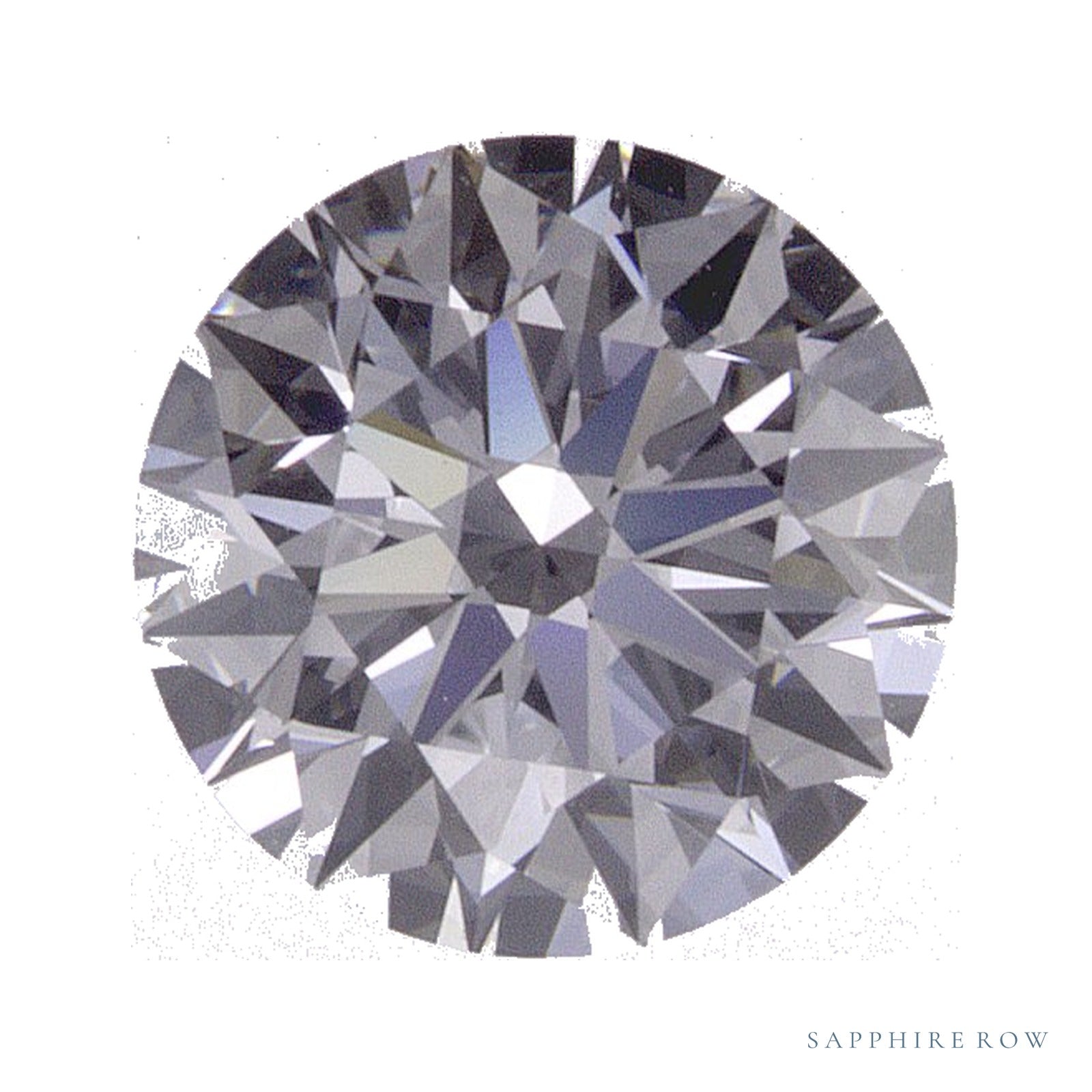 1.04 ct lab-grown diamond, round cut | Sapphire Row · cut4