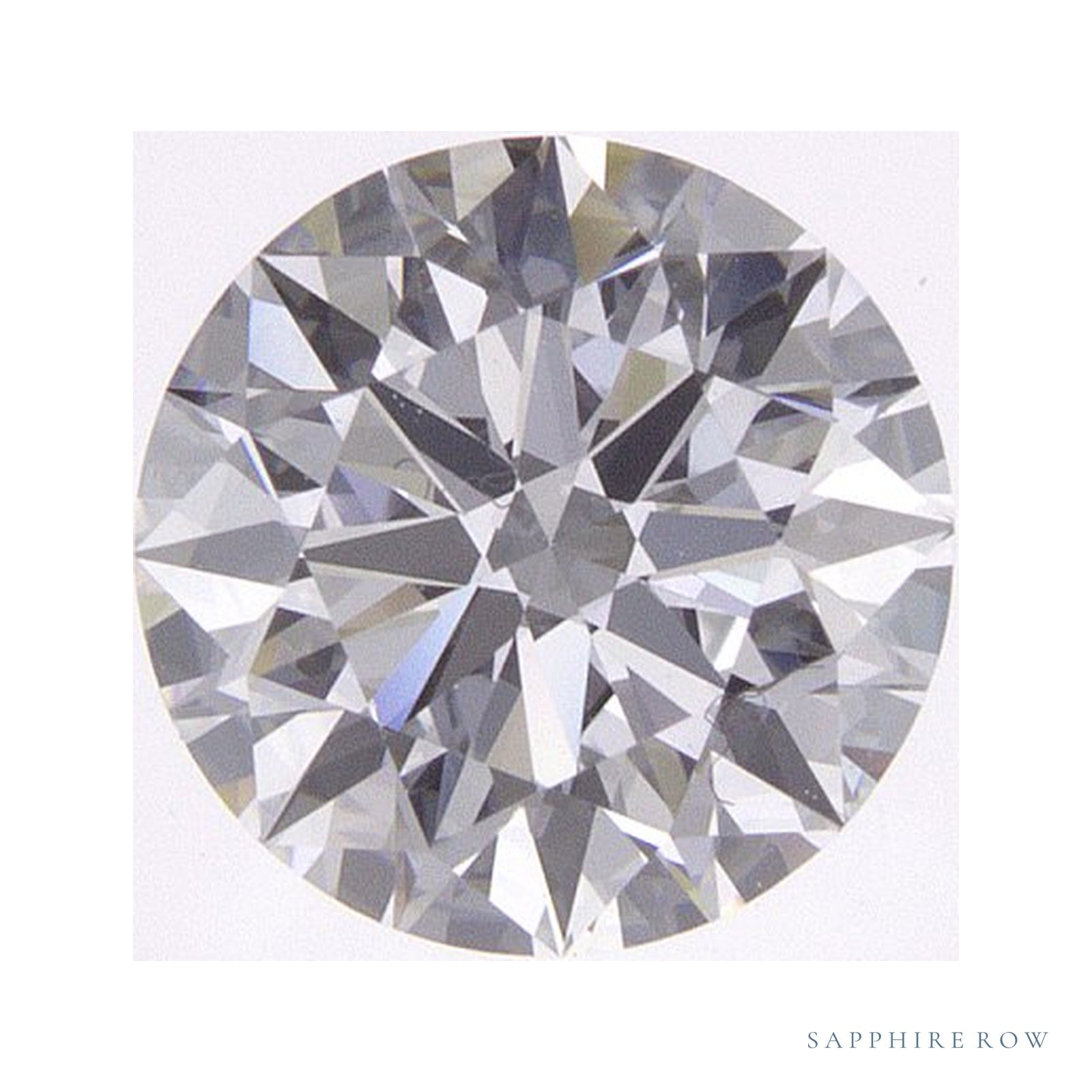 1.04 ct lab-grown diamond, round cut | Sapphire Row · cut4