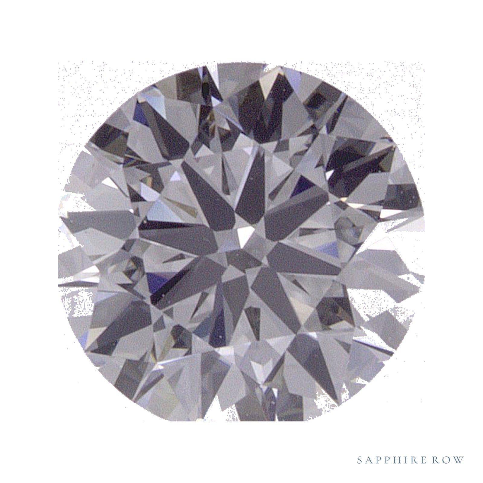 1.04 ct lab-grown diamond, round cut | Sapphire Row · cut4