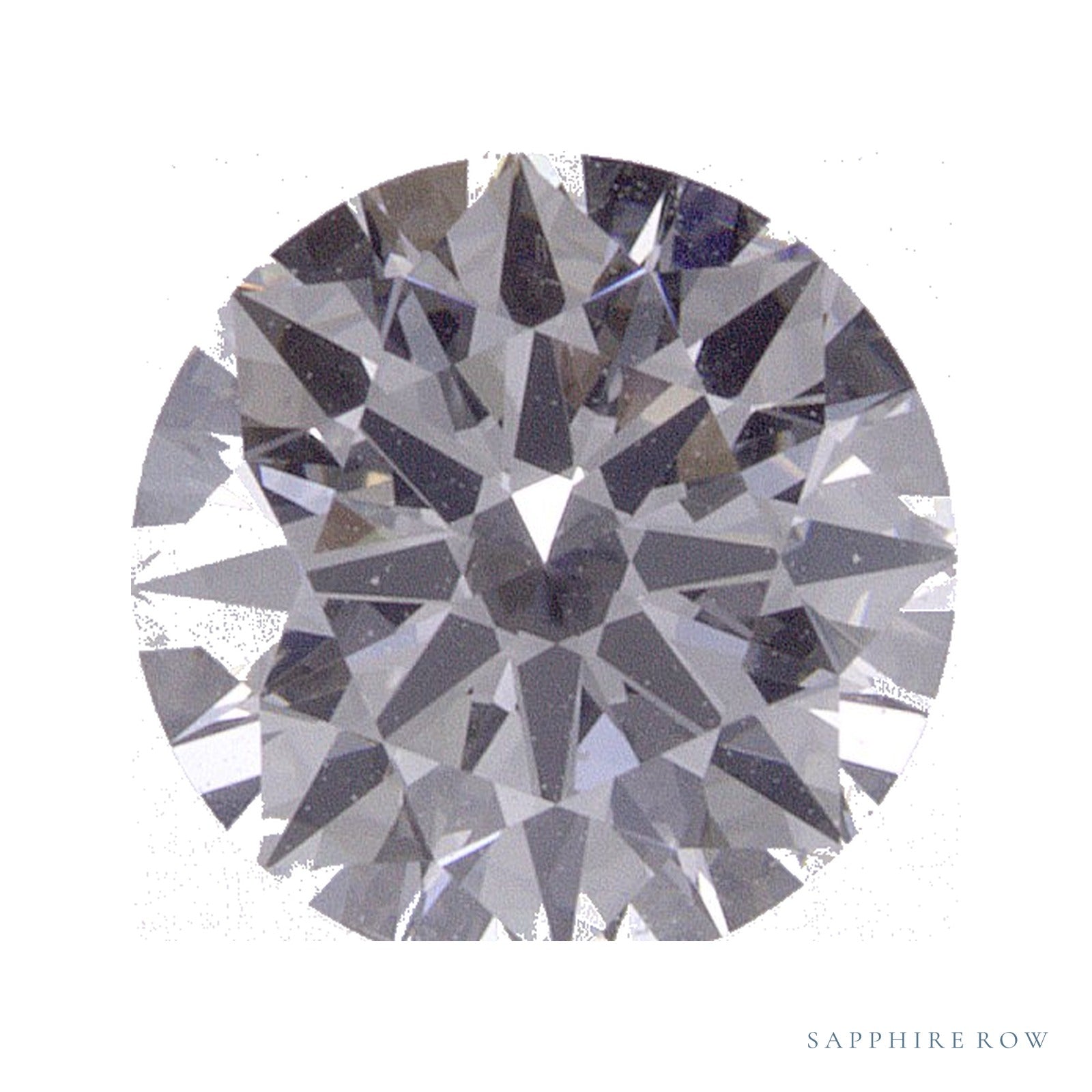1.04 ct lab-grown diamond, round cut | Sapphire Row · cut4