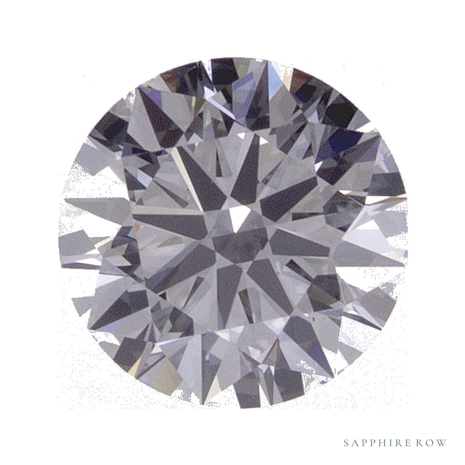 1.04 ct lab-grown diamond, round cut | Sapphire Row · cut4