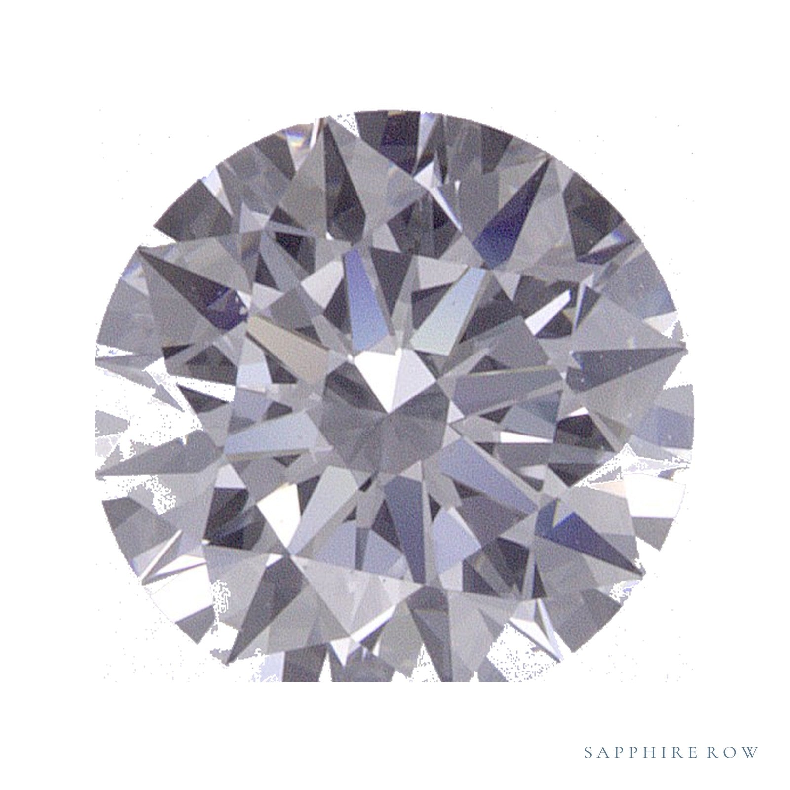 1.04 ct lab-grown diamond, round cut | Sapphire Row · cut4