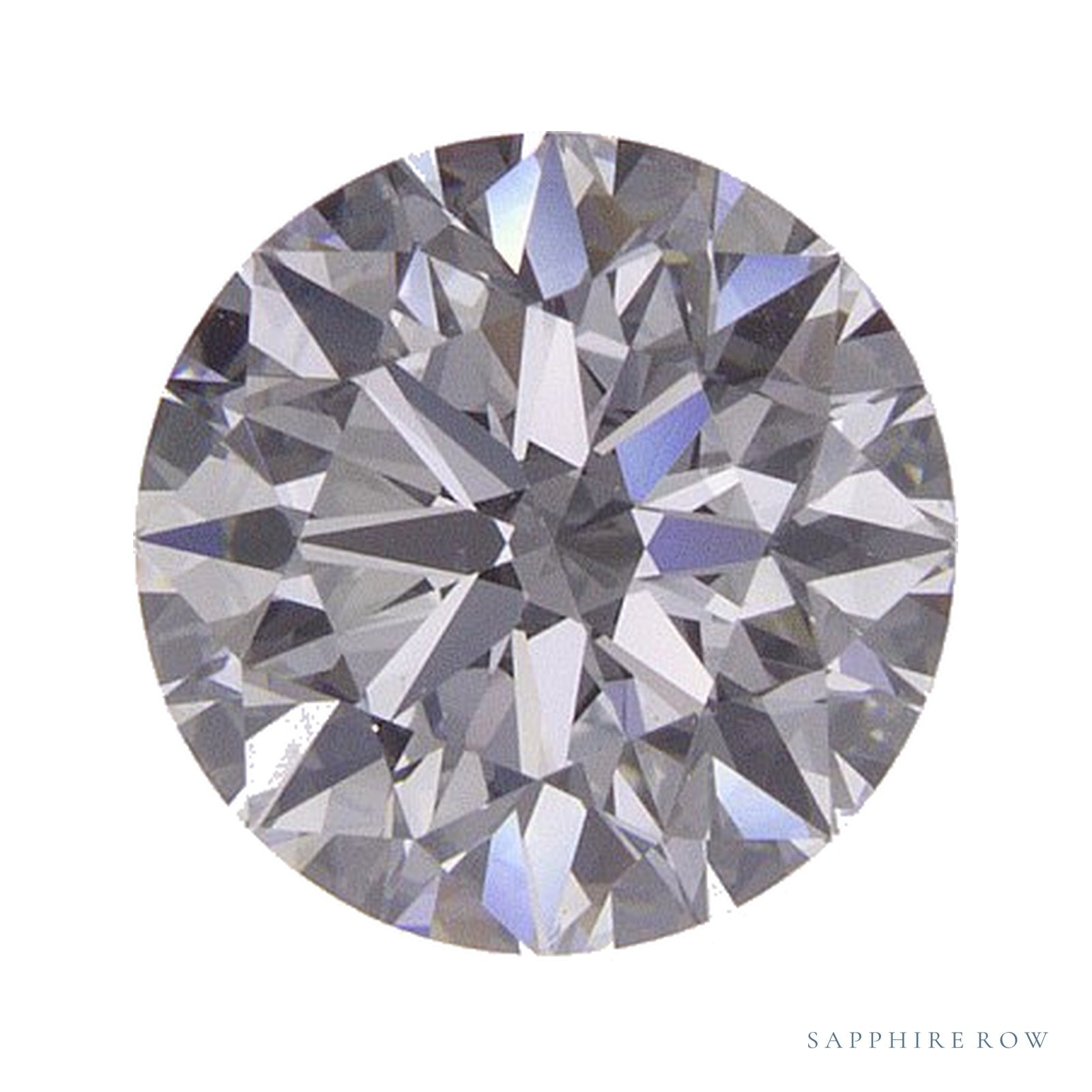 1.04 ct lab-grown diamond, round cut | Sapphire Row · cut4