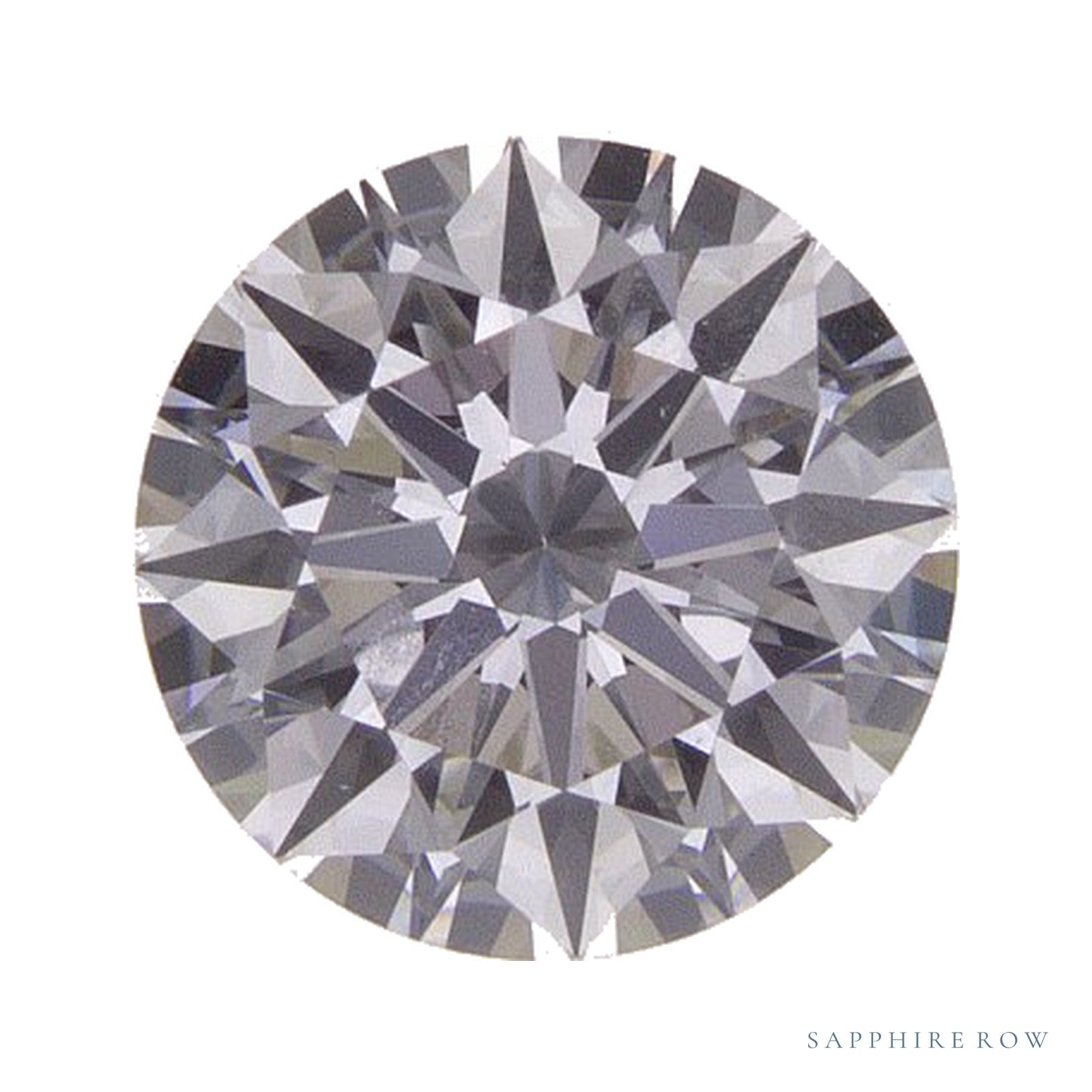 1.04 ct lab-grown diamond, round cut | Sapphire Row · cut4