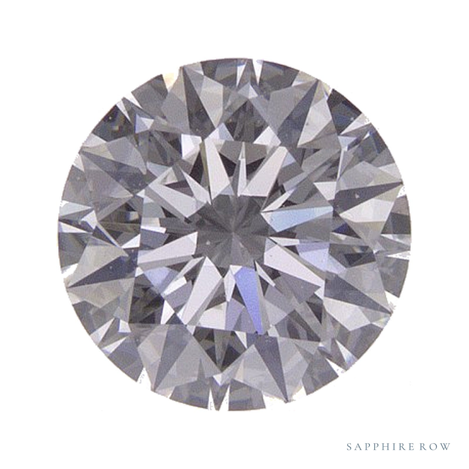 1.04 ct lab-grown diamond, round cut | Sapphire Row · cut4