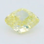 1.03 ct lab-grown fancy vivid yellow diamond, cushion cut | Sapphire Row · cut7