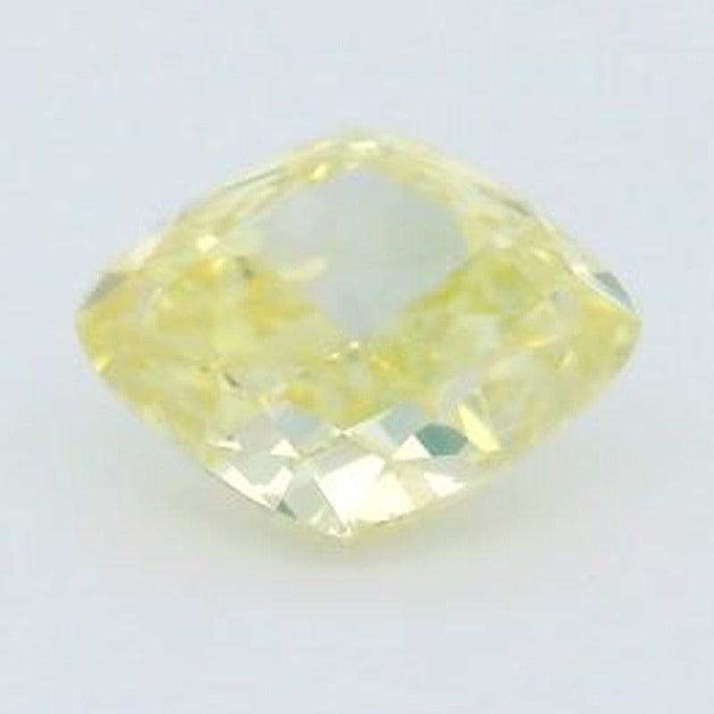 1.03 ct lab-grown fancy vivid yellow diamond, cushion cut | Sapphire Row · cut7