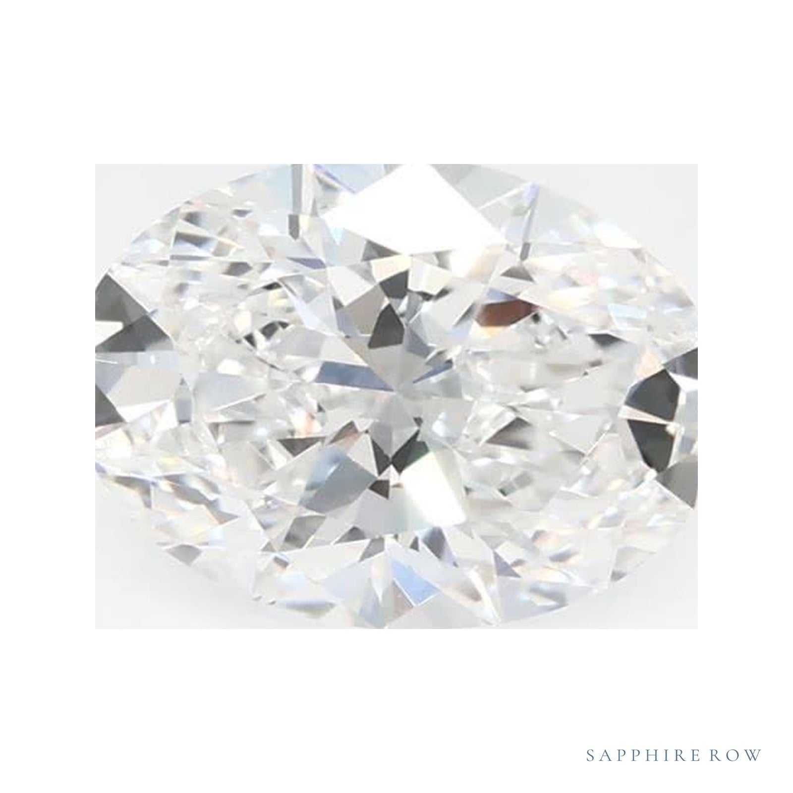 1.03 ct Oval Lab-Grown Diamond – D VVS2 — Sapphire Row · cut · cut3 · cut4