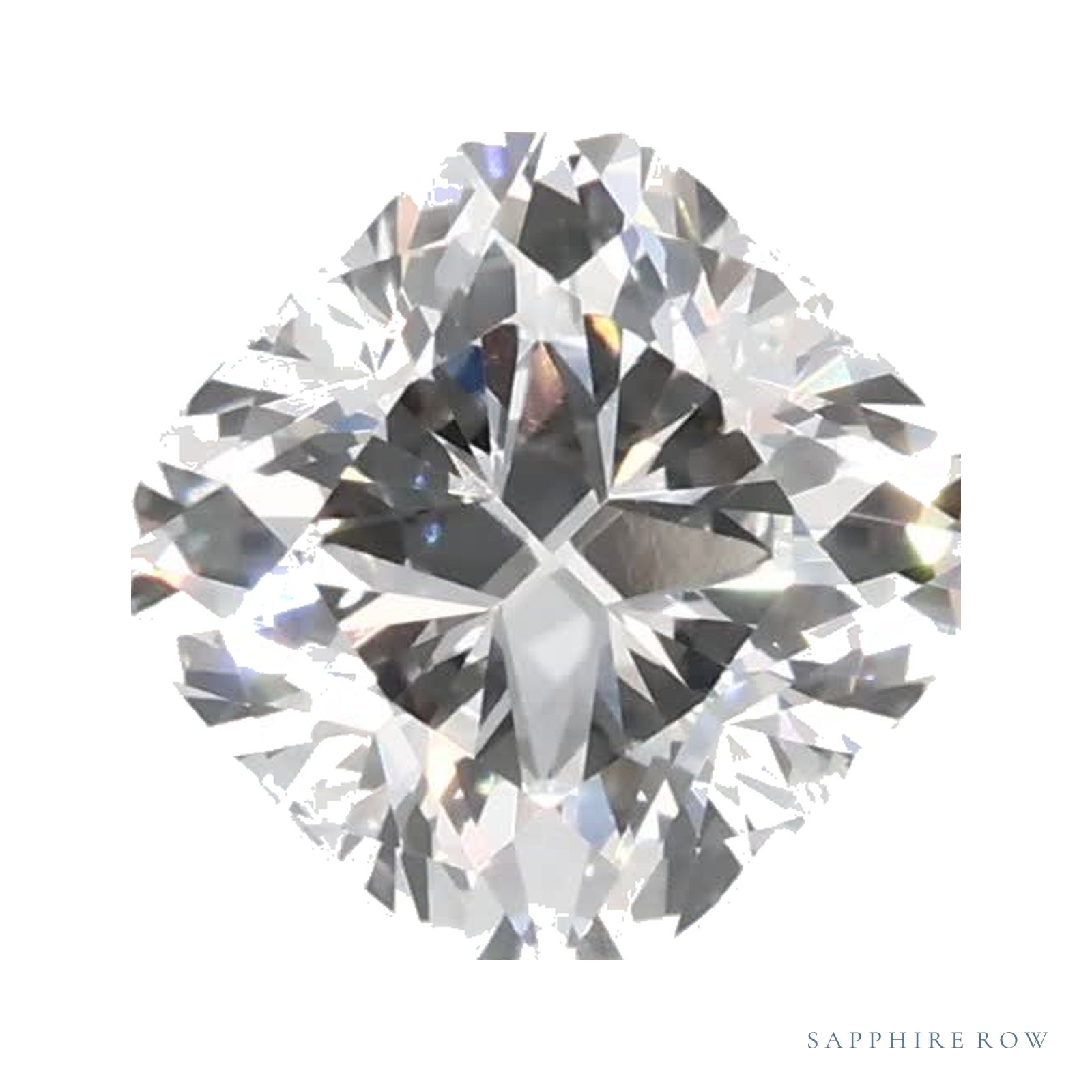 1.03 ct Cushion Lab-Grown Diamond – D VS1 — Sapphire Row · cut · cut3 · cut4