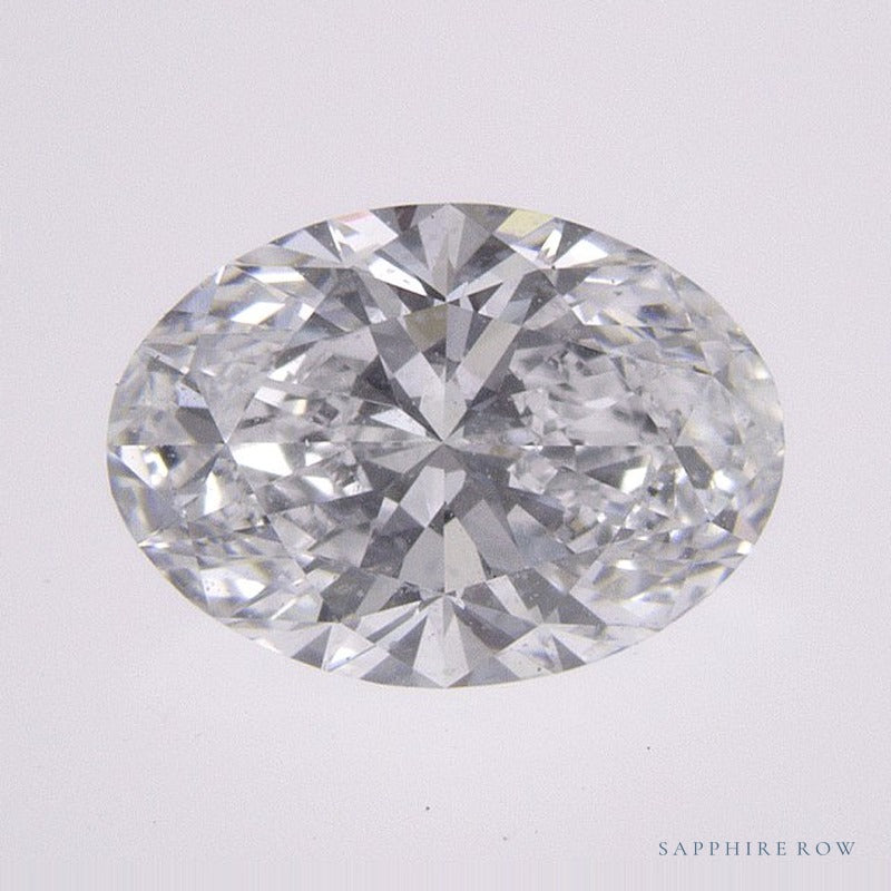 1.03 ct lab-grown diamond, oval cut | Sapphire Row · cut6