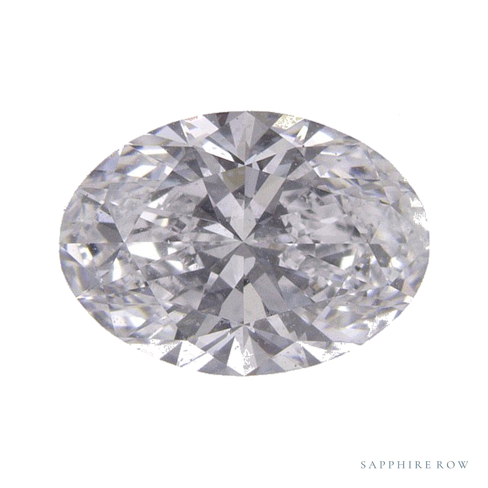 1.03 ct lab-grown diamond, oval cut | Sapphire Row · cut4