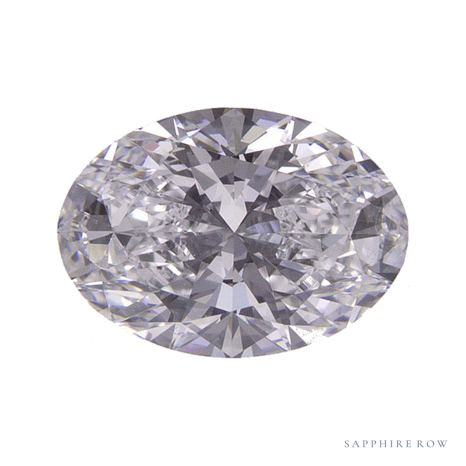 1.03 ct lab-grown diamond, oval cut | Sapphire Row · cut4