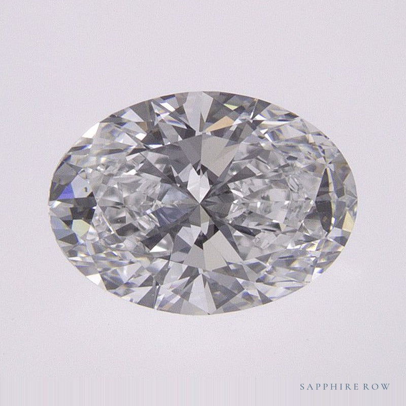1.03 ct lab-grown diamond, oval cut | Sapphire Row · cut6