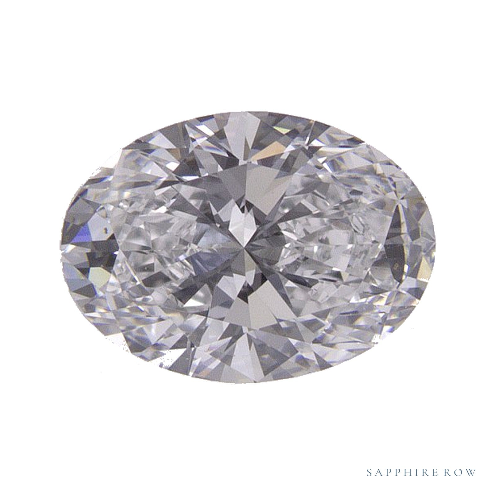 1.03 ct lab-grown diamond, oval cut | Sapphire Row · cut4