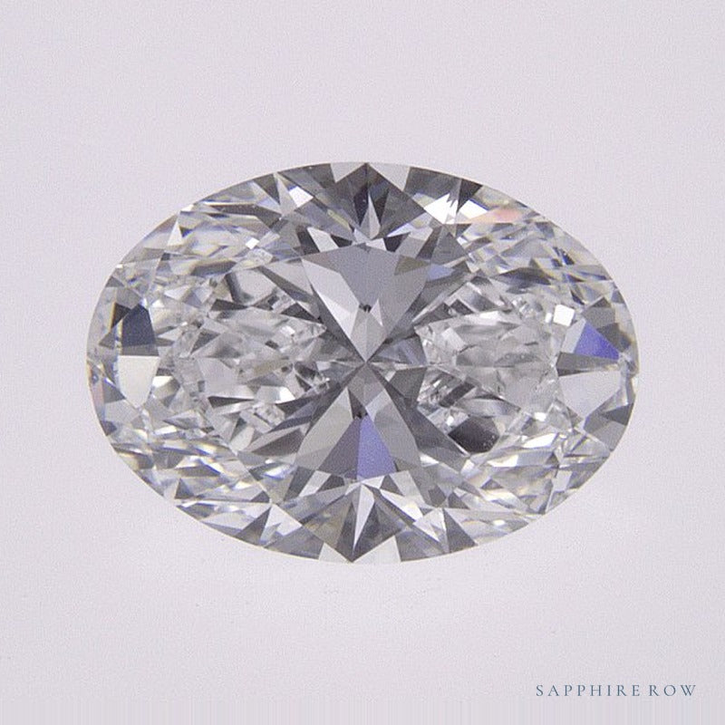 1.03 ct lab-grown diamond, oval cut | Sapphire Row · cut6