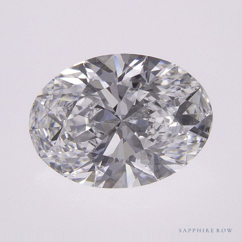 1.03 ct lab-grown diamond, oval cut | Sapphire Row · cut6