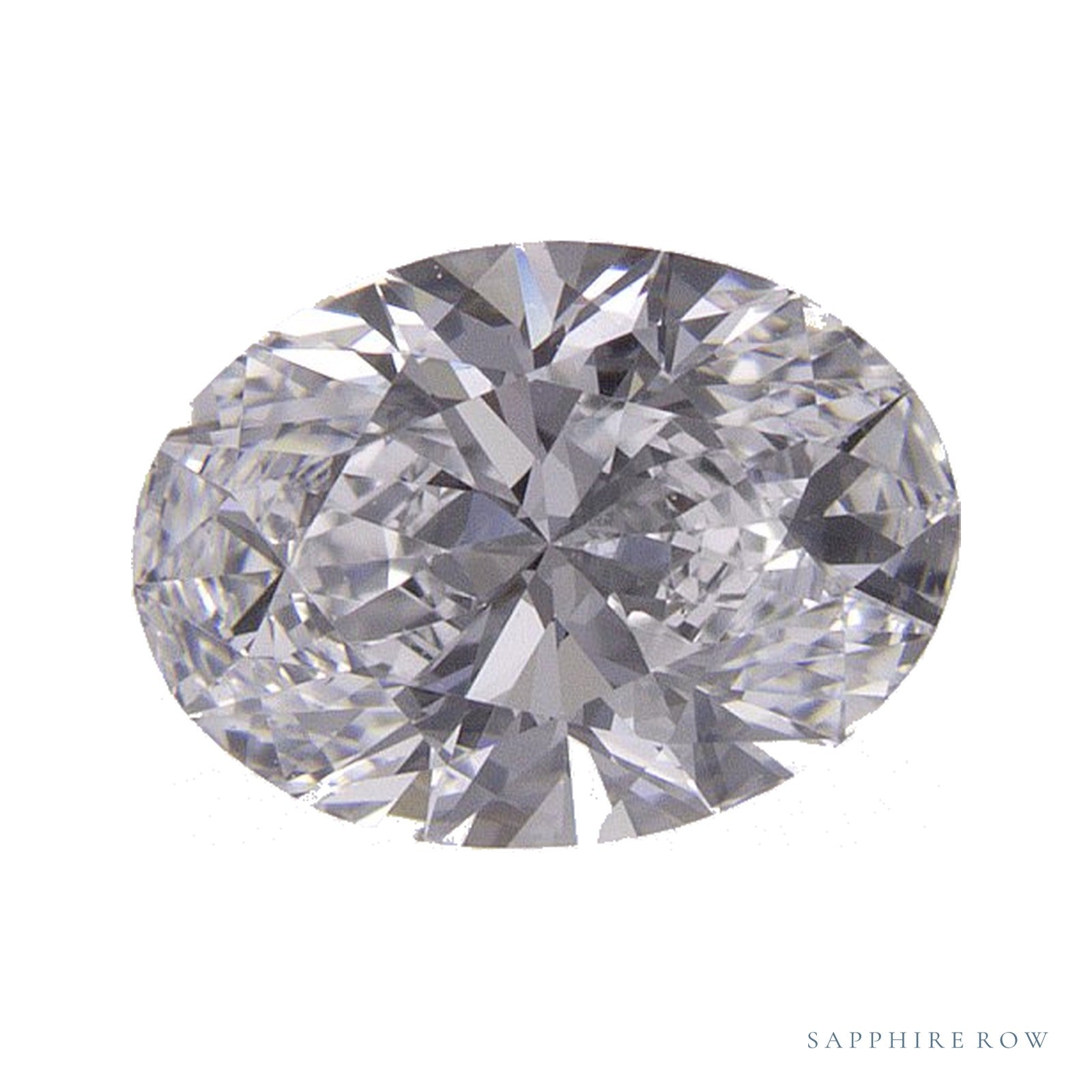 1.03 ct lab-grown diamond, oval cut | Sapphire Row · cut4