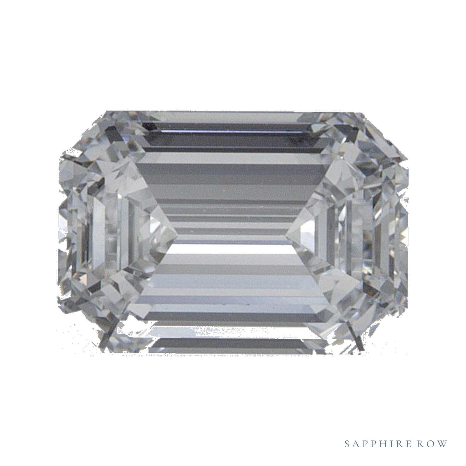 1.03 ct lab-grown diamond, emerald cut | Sapphire Row · cut4
