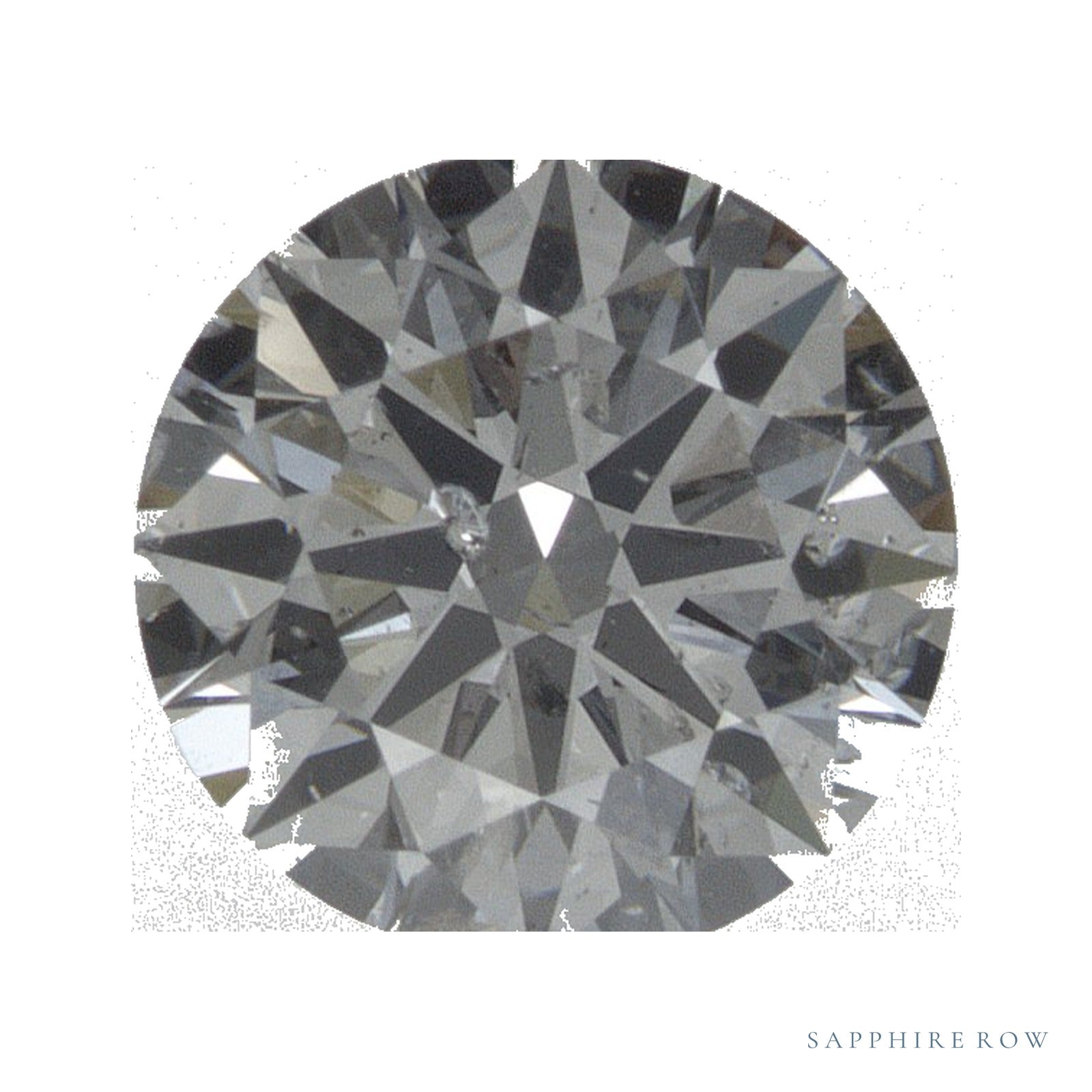 1.02 ct Round Natural Diamond – F I1 — Sapphire Row · cut · cut3 · cut4