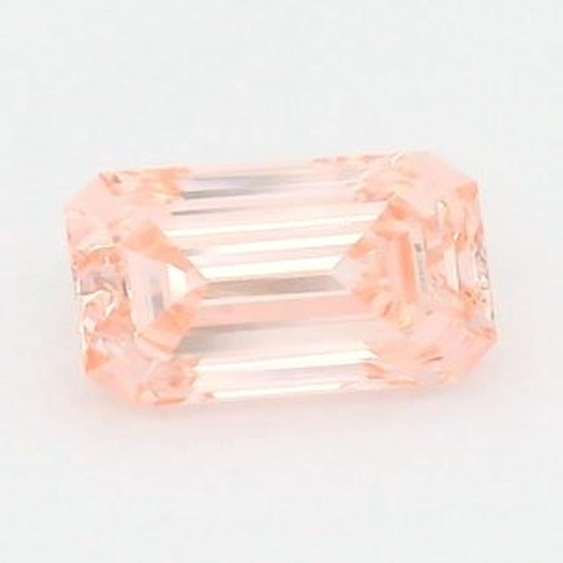 1.02 ct lab-grown fancy vivid pink diamond, emerald cut | Sapphire Row · cut7