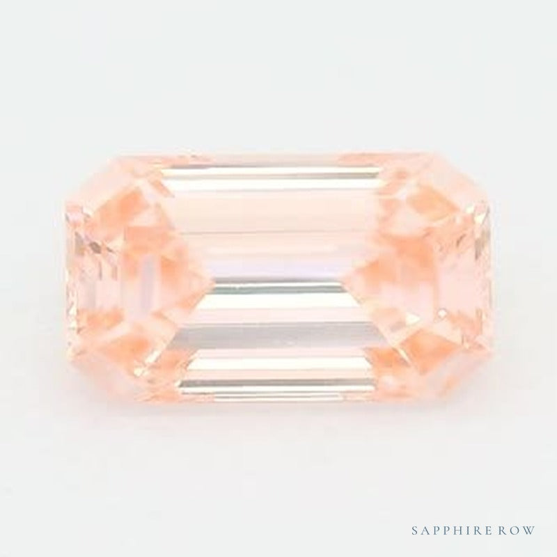 1.02 ct lab-grown fancy vivid pink diamond, emerald cut | Sapphire Row · cut6