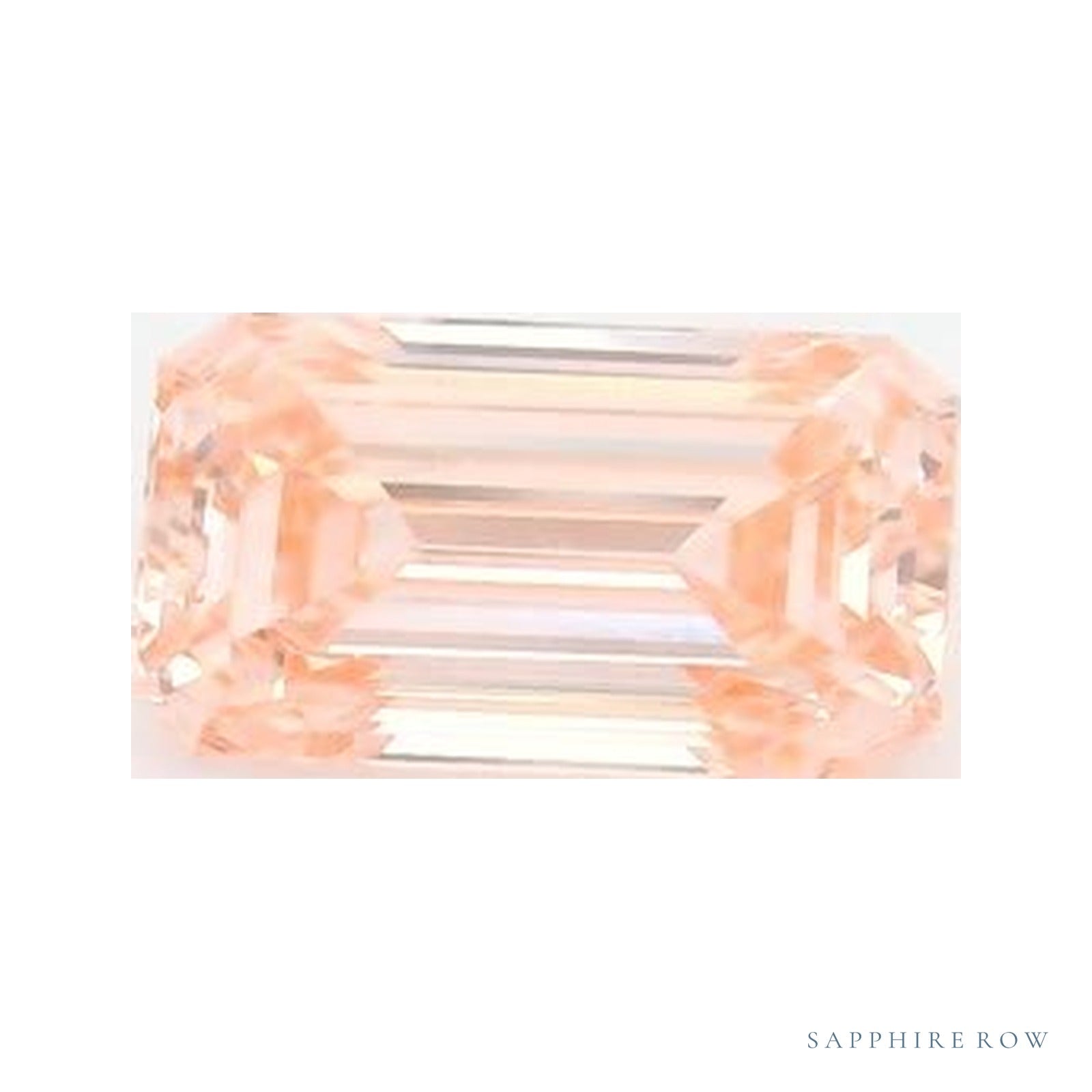 1.02 ct lab-grown fancy vivid pink diamond, emerald cut | Sapphire Row · cut4
