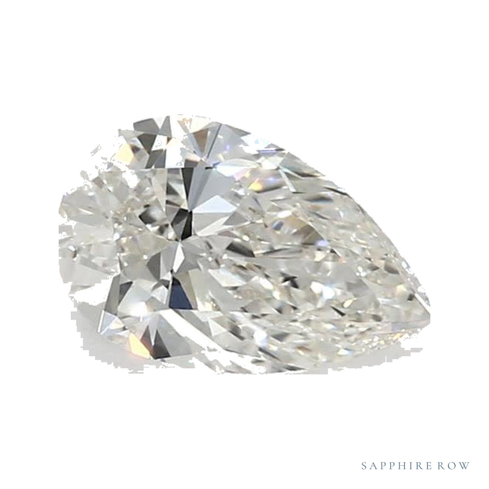 1.02 ct Pear Lab-Grown Diamond – I VS1 — Sapphire Row · cut · cut3 · cut4
