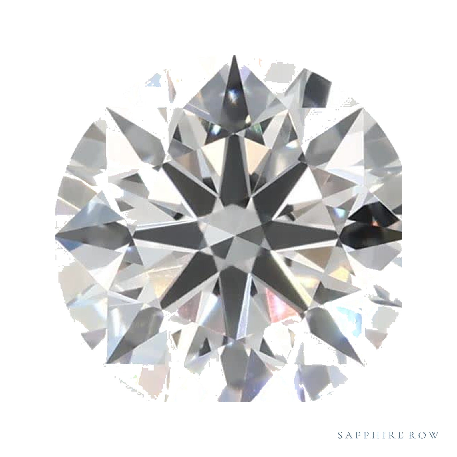1.02 ct lab-grown diamond, round cut | Sapphire Row · cut4
